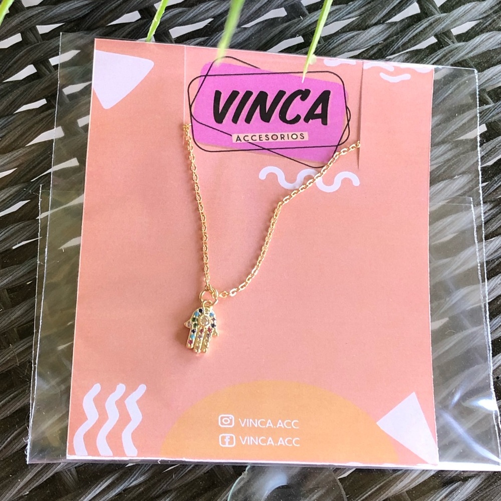 SOLD 🚫 Stainless steel & Zircon necklace 💗